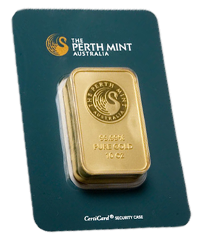 10 Oz Perth Mint Gold Bar